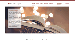 Desktop Screenshot of knowledge-insights.org