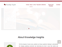 Tablet Screenshot of knowledge-insights.org